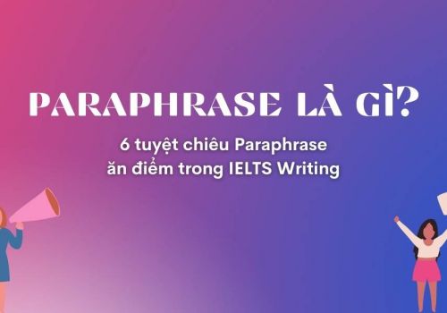 Paraphrase là gì? 6 cách paraphrase đem lại điểm số cao trong IELTS Writing
